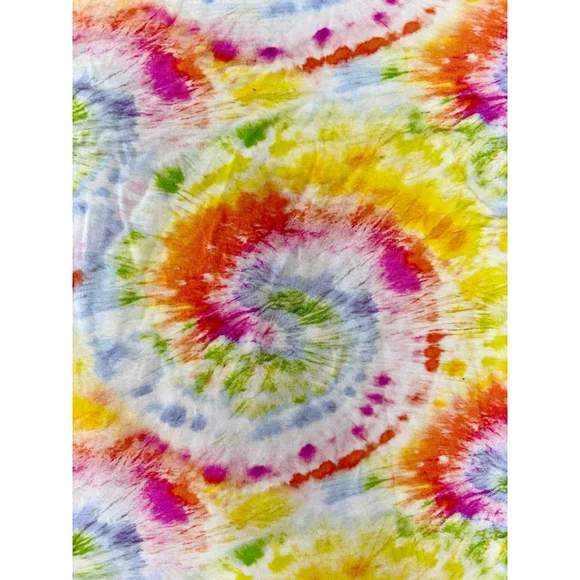 Kids Posh Peanut Bamboo Tie-Dye Short Sleeve Tee 10 Multi-Color Blue PLAY - Picture 8 of 8